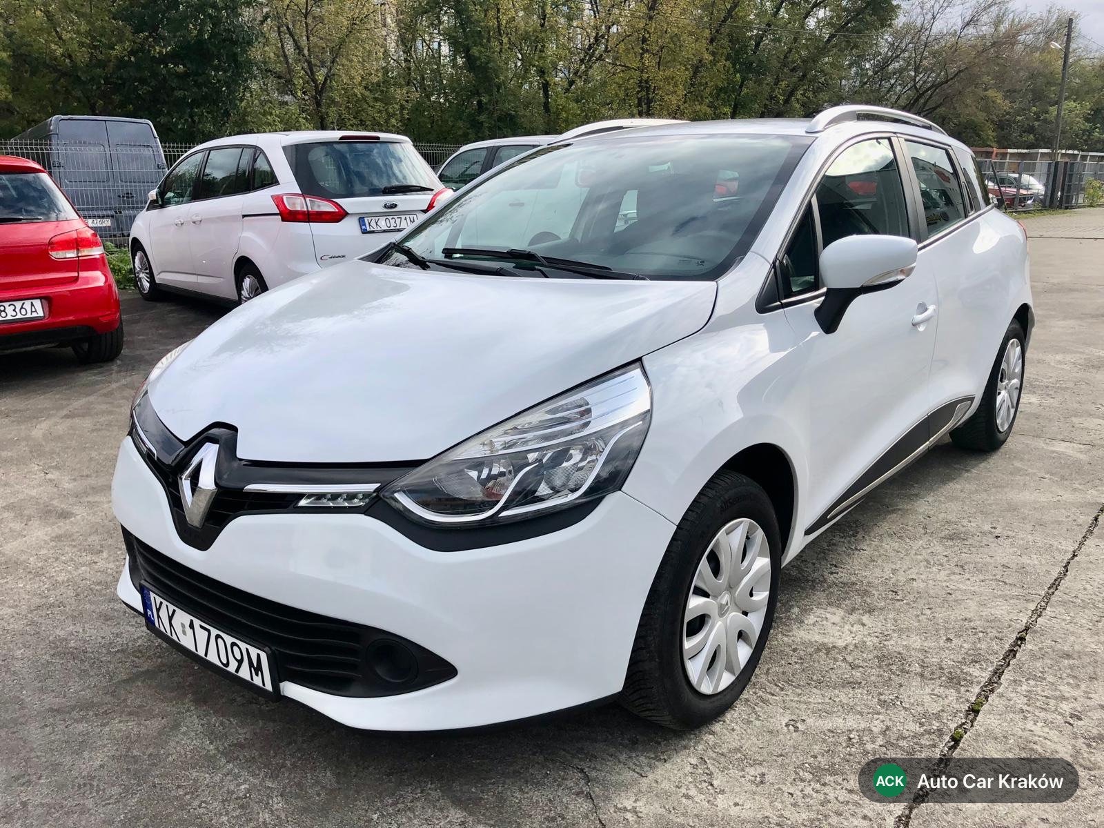 Renault Clio IV Grandtour 2016, biały kombi